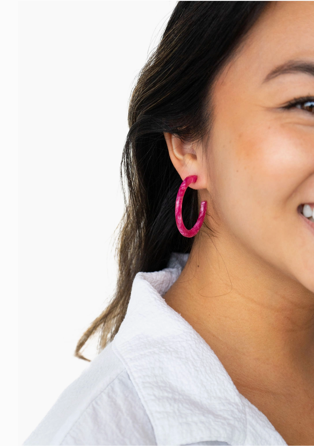 camy raspberry hoops