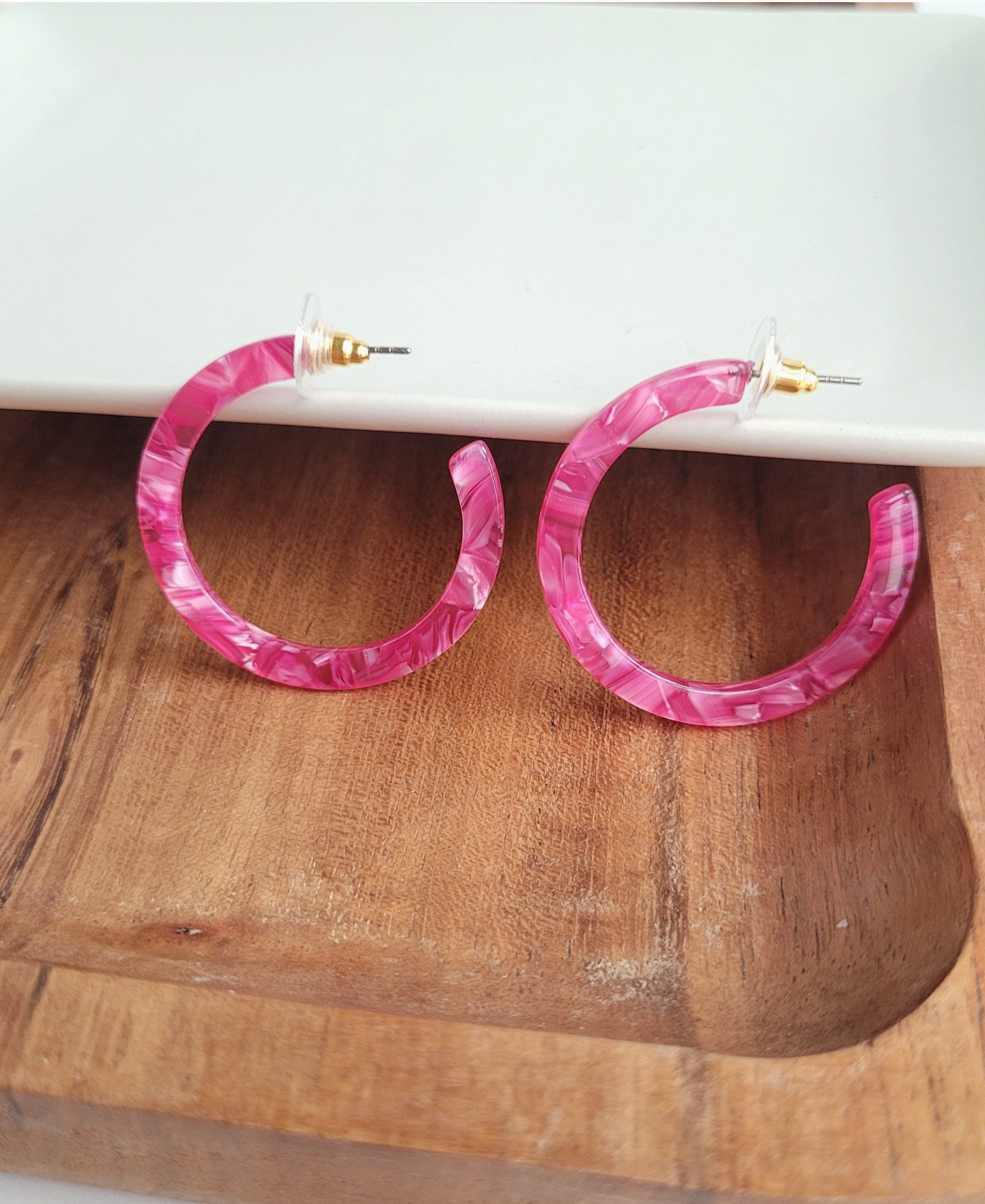 camy raspberry hoops