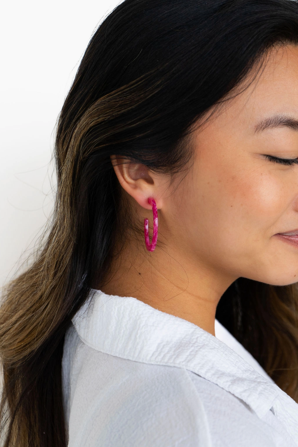 camy raspberry hoops