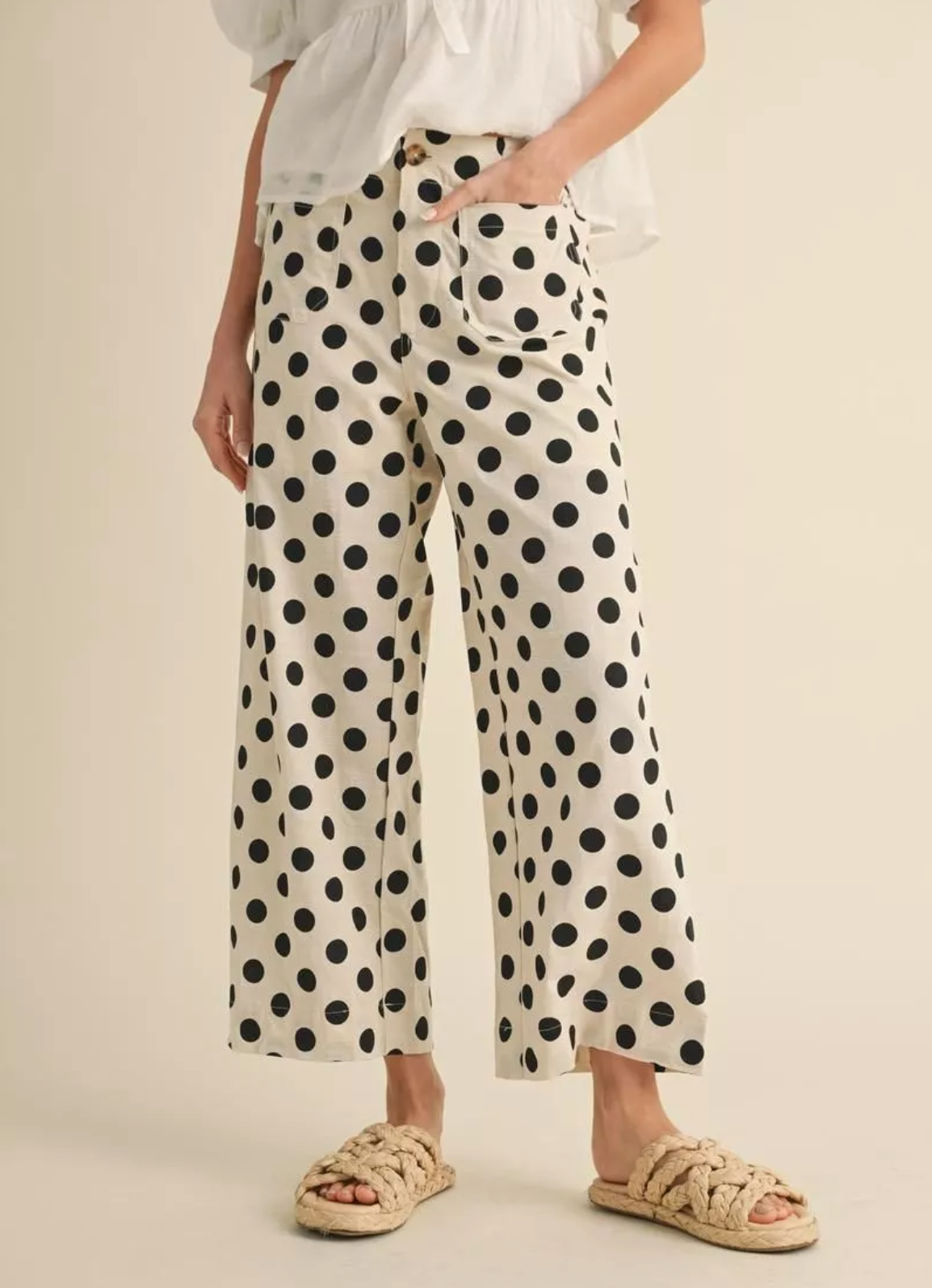 polka dot pants