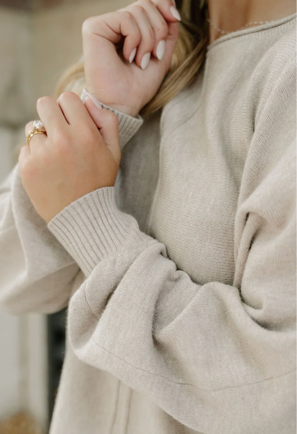 ash mocha sweater