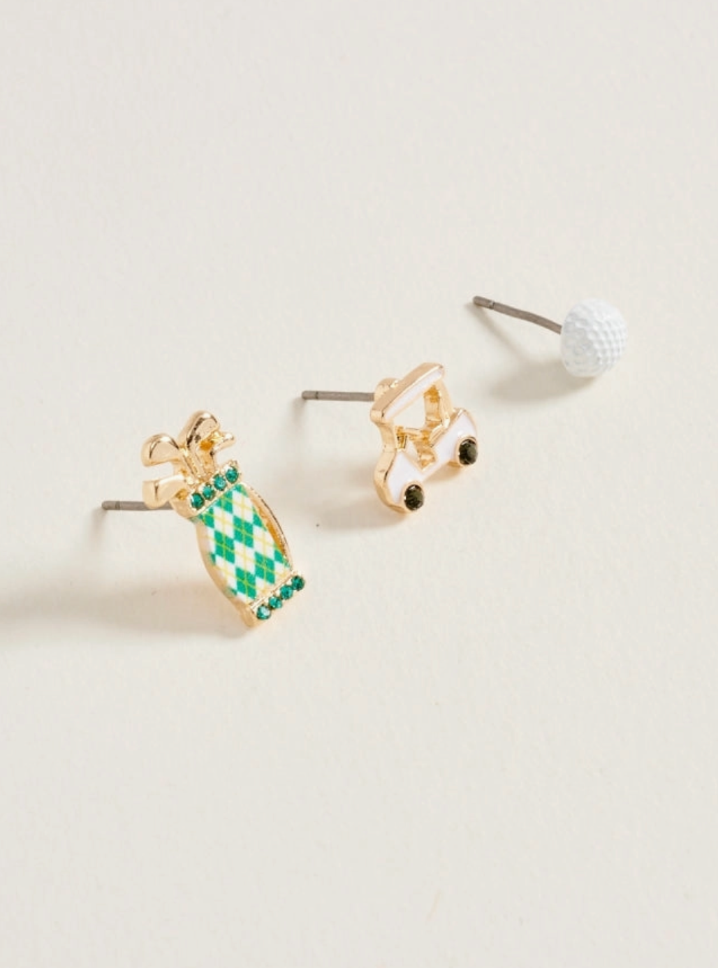 golf earring set