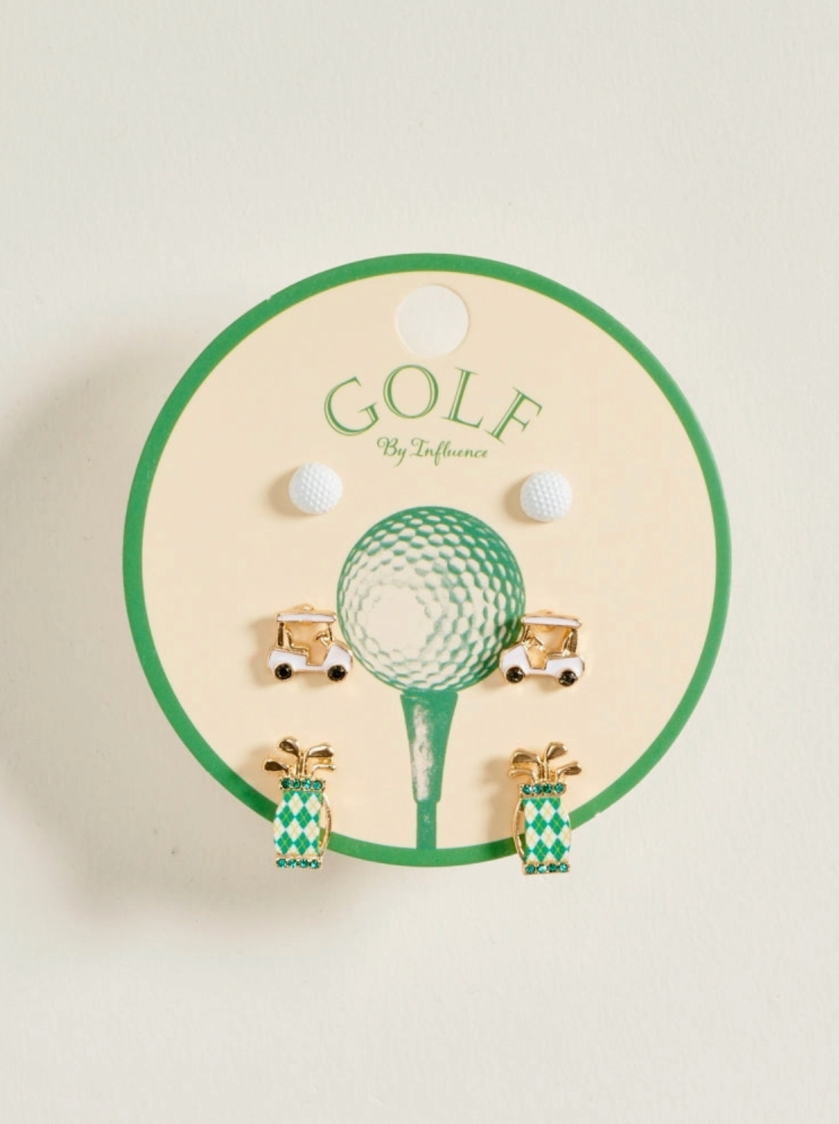 golf earring set