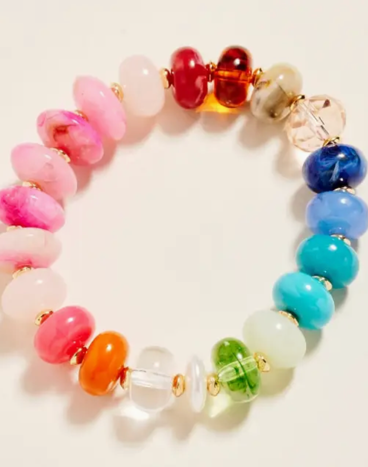 resin bead stretch bracelet